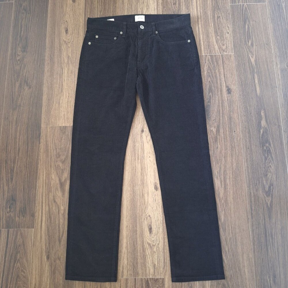 💙 J.Crew Corduroy High Waist Straight Leg Cotton Pants Size 32' Preppy Casual F